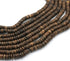 Brown Coconut Shell Beads, 8x4mm, Heishi